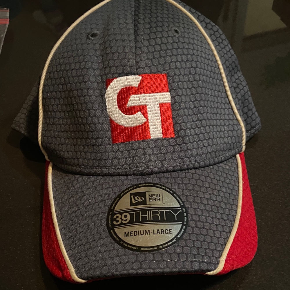 New Era Navy and Red 39THIRTY Cap